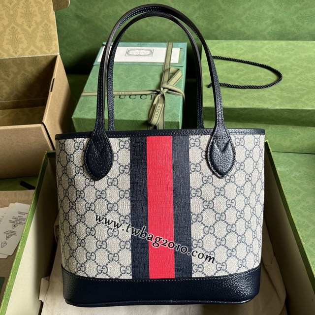 gucci專櫃新款手提袋 古馳Ophidia系列小號托特包 jcp1652